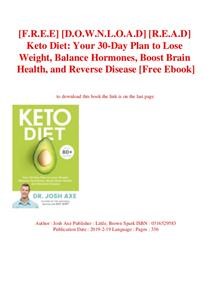 Free Easiest Keto Meal Plan